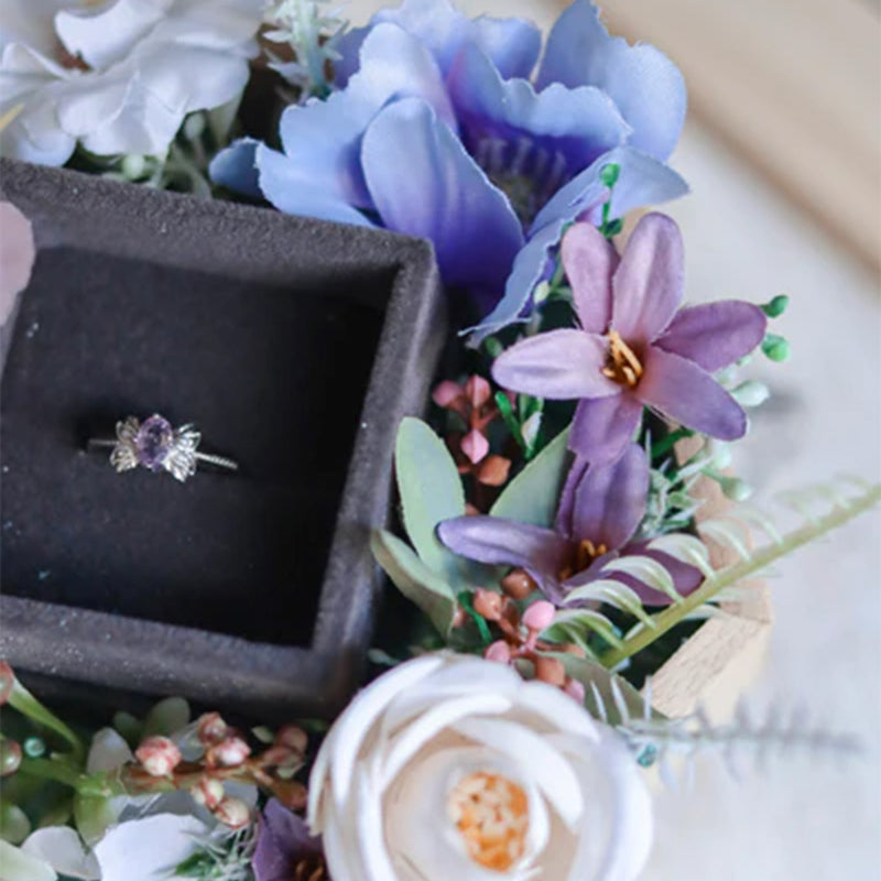 Amethyst Ring gift Set