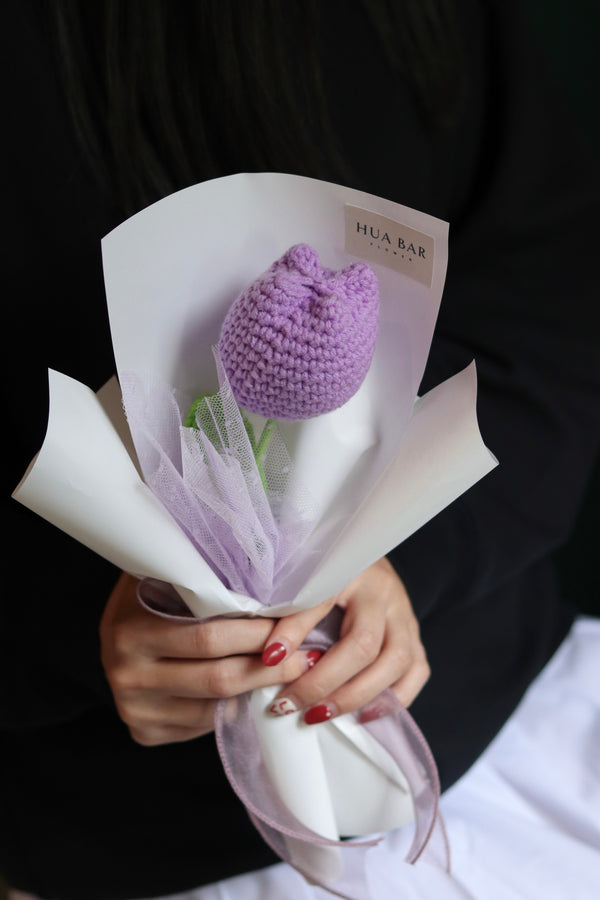Purple Tulip crochet