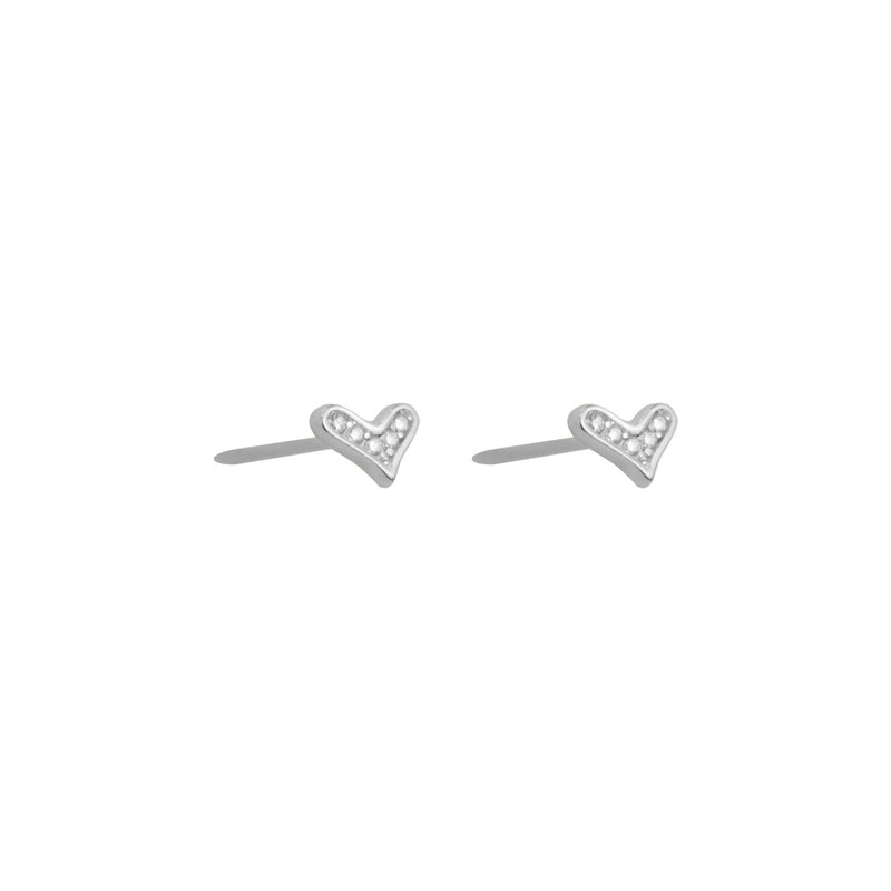 Apmo The Hearty Stud Set (925Silver) Necklace & Earring